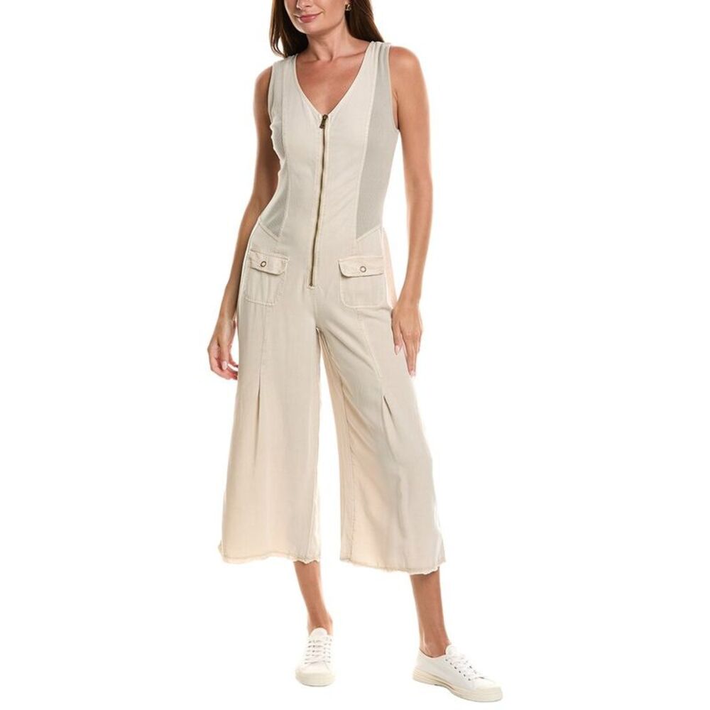 Xcvi Womens  Linette Jumpsuit, Brown